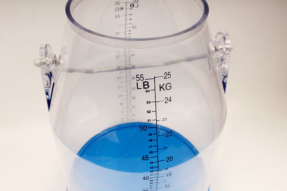 Goede prijs. Polykarbonaat melkproducten van roestvrij staal Melkemachine Emmer 55LB met weegschaal online