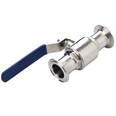 Goede prijs. 1/2 inch roestvrij staal sanitair Tri Clamp Ball Valve Manual OEM Aanpasbaar voor algemene toepassingen online