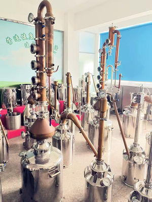 Destillatieapparatuur van roestvrij staal van 50 l voor het maken van brandy, whisky en rum