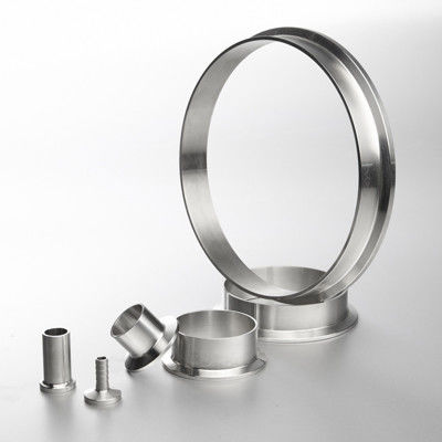 DIN-standaard 304 roestvrijstalen buizenbehangen Tri Clamp Ferrule 14AMP Mannelijk Vrouwelijk