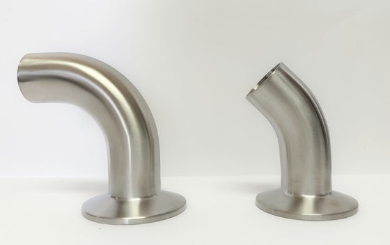 Goede prijs. Sanitair roestvrij staal 90 graden Elbow, Butt Weld roestvrij staal Ferrule Clamp online