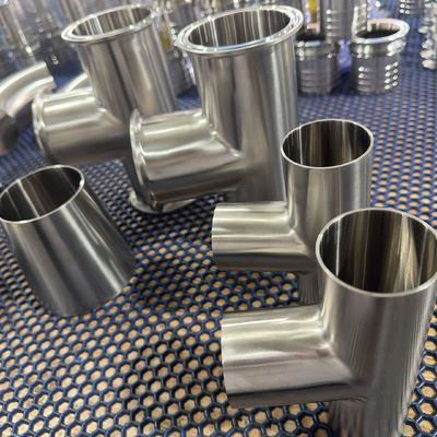 Goede prijs. Sanitaire Hygiënische SS316L Tee Weld Food Grade Bioprocessing Farmaceutische ASME BPE Fitting online