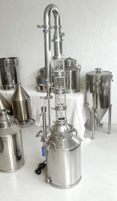 Goede prijs. 50L 100L 200L Small Whisky/rum/spirits/ethanol Alcohol Processing Machine Home Electric Heating Distiller online